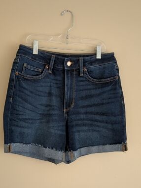 8 Sonoma Blue Denim Jean Cuffed Shorts
